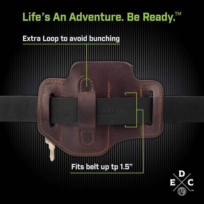 1791 EVERYDAY CARRY 8.3 in. Standard Medium Burgundy Full-Grain Leather Tool Organizer - WEBSTESSFBURA