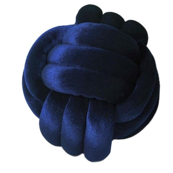 Timberbrook Timberbrook KNBL017 Austin Knot Accent Pillow; Navy Blue - KNBL017