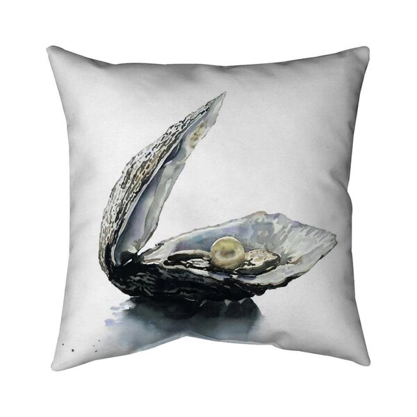 Fondo 26 x 26 in. Pearl Oyster-Double Sided Print Indoor Pillow - FO2774636