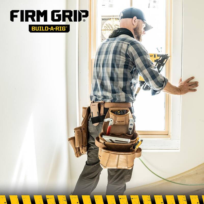 FIRM GRIP Build-A-Rig Leather Framer Tool Pouch - FG-7700-L