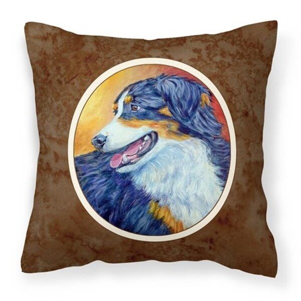 Carolines Treasures Carolines Treasures 7288PW1414 Australian Shepherd Fabric Decorative Pillow - 7288PW1414