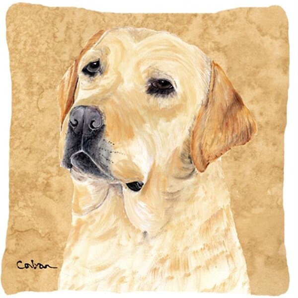 Carolines Treasures Carolines Treasures SC9133PW1414 Labrador Indoor & Outdoor Fabric Decorative Pillow - SC9133PW1414