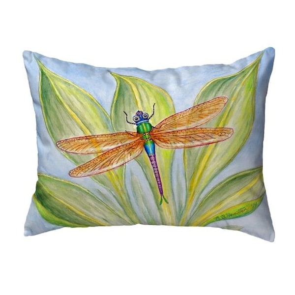 Betsy Drake Betsy Drake KS299 11 x 14 in. Dicks Dragonfly Small No-Cord Pillow - KS299