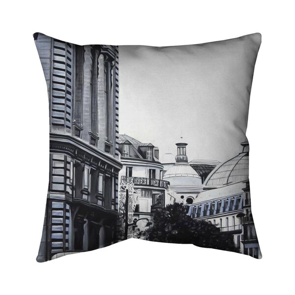 Fondo 26 x 26 in. Historic Downtown-Double Sided Print Indoor Pillow - FO2794559