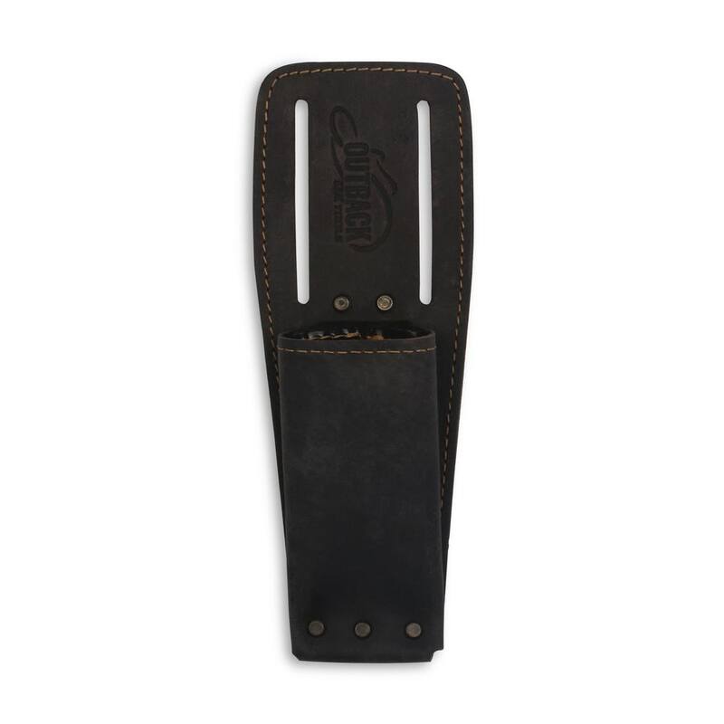 OX TOOLS Oil Tanned Leather Pro Roofer's Knife Holder Tool Holster - OX-P263408