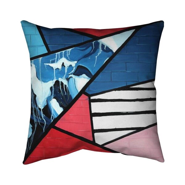 Fondo 26 x 26 in. Diagonal Unity-Double Sided Print Indoor Pillow - FO2774200