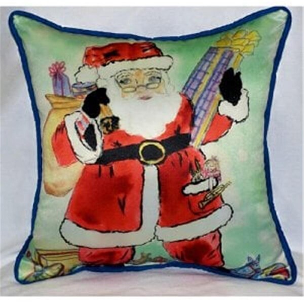 Betsy Drake Santa Throw Pillow- 22 x 22 in. - ZP902