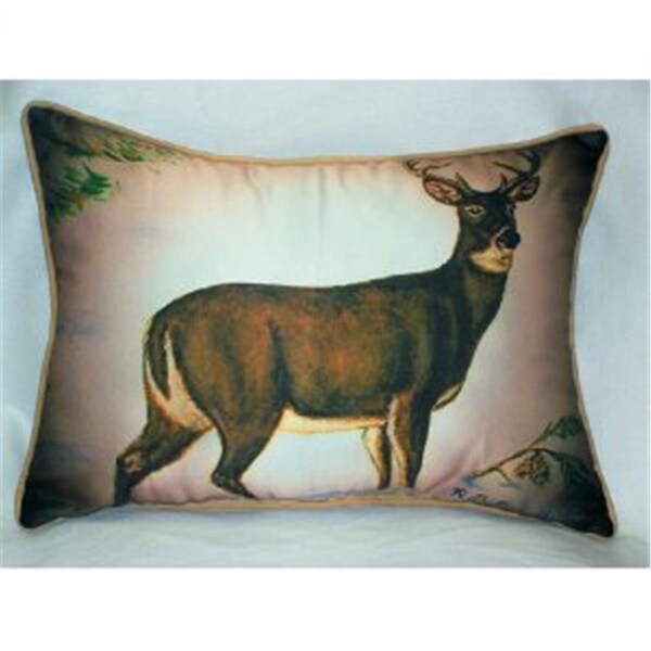 Betsy Drake Buck Throw Pillow- 20 x 24 in. - ZP236