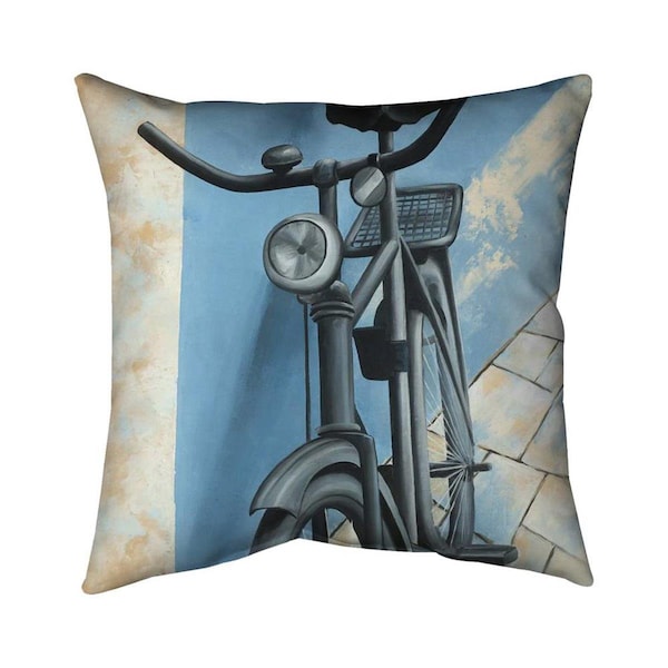 Begin Home Decor 20 x 20 in. Abandoned Bicycle-Double Sided Print Indoor Pillow - 5541-2020-TR60