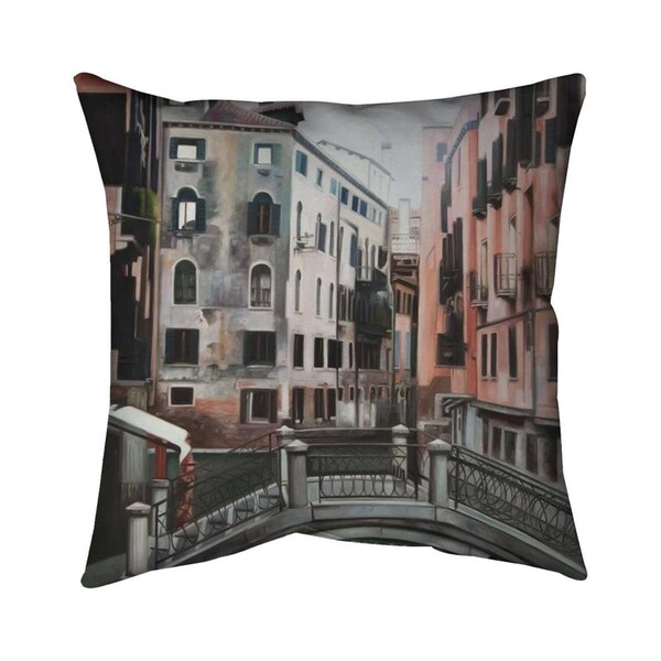 Fondo 20 x 20 in. Venice-Double Sided Print Indoor Pillow - FO2794326