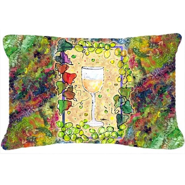 Carolines Treasures Carolines Treasures 8617PW1216 Wine Indoor & Outdoor Fabric Decorative Pillow - 8617PW1216