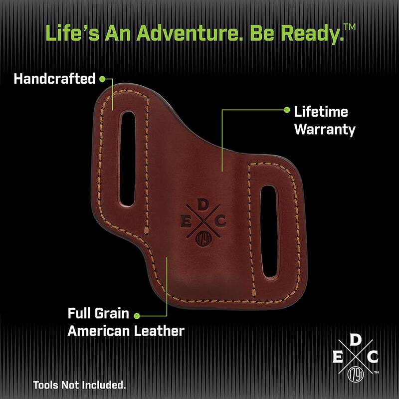 1791 EVERYDAY CARRY 4.7 in. Standard Medium Chestnut Full-Grain Leather Tool Organizer - WEBSTESSLCCHNR