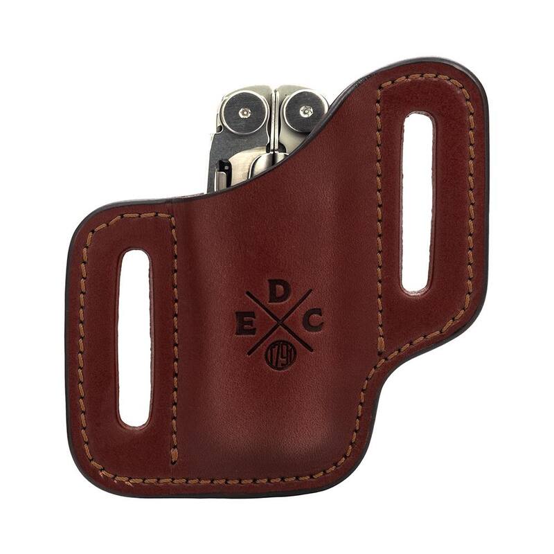 1791 EVERYDAY CARRY 4.7 in. Standard Medium Chestnut Full-Grain Leather Tool Organizer - WEBSTESSLCCHNR