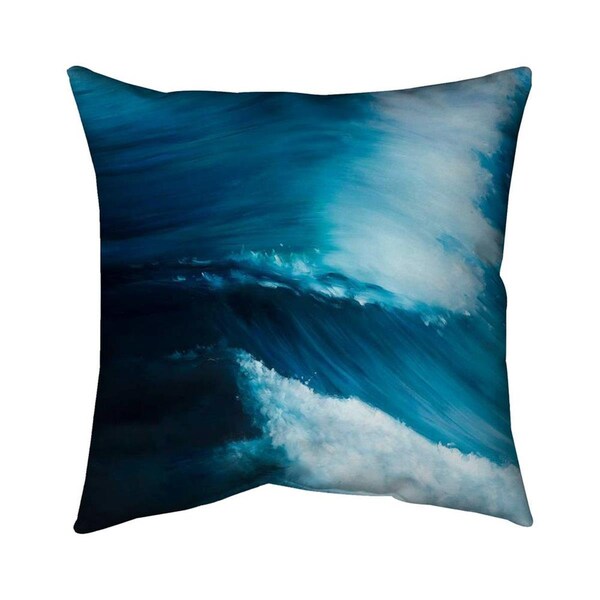 Fondo 20 x 20 in. Unleashed Sea-Double Sided Print Indoor Pillow - FO2774166