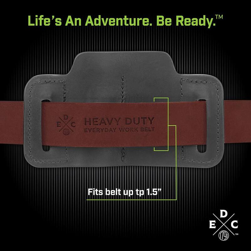 1791 EVERYDAY CARRY 7.5 in. Mini Small Black Full-Grain Leather Tool Organizer - WEBMNESMFBLKA