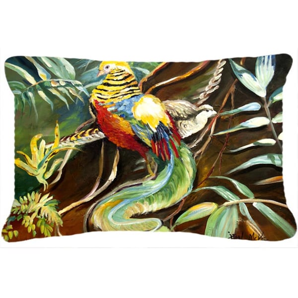 Jensendistributionservices Mandarin Pheasant Canvas Fabric Decorative Pillow - MI2555521