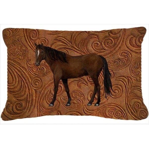 Carolines Treasures Carolines Treasures SB3066PW1216 Horse Indoor & Outdoor Fabric Decorative Pillow - SB3066PW1216