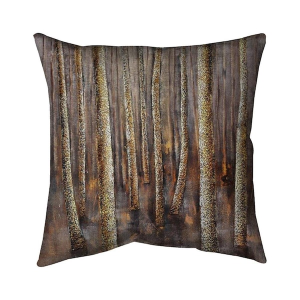 Fondo 26 x 26 in. The Dark Forest-Double Sided Print Indoor Pillow - FO2779164