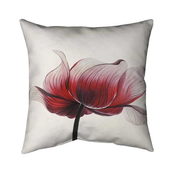 Fondo 26 x 26 in. Anemone Flower-Double Sided Print Indoor Pillow - FO2797842