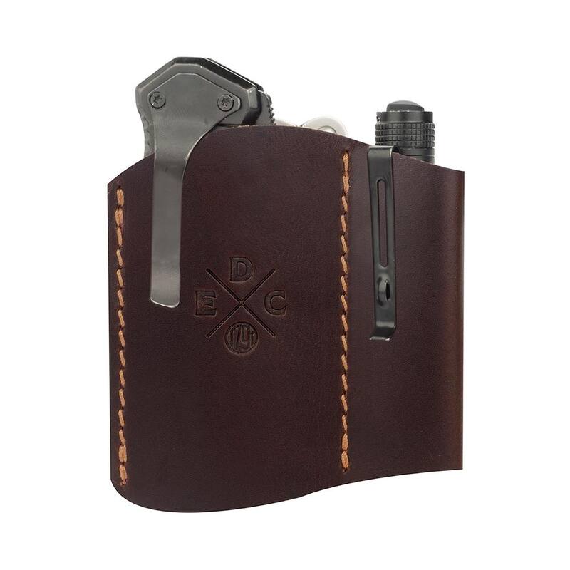 1791 EVERYDAY CARRY 3.5 in. Standard Small and Medium Burgundy Full-Grain Leather Tool Organizer - WEBPKCMFBURA