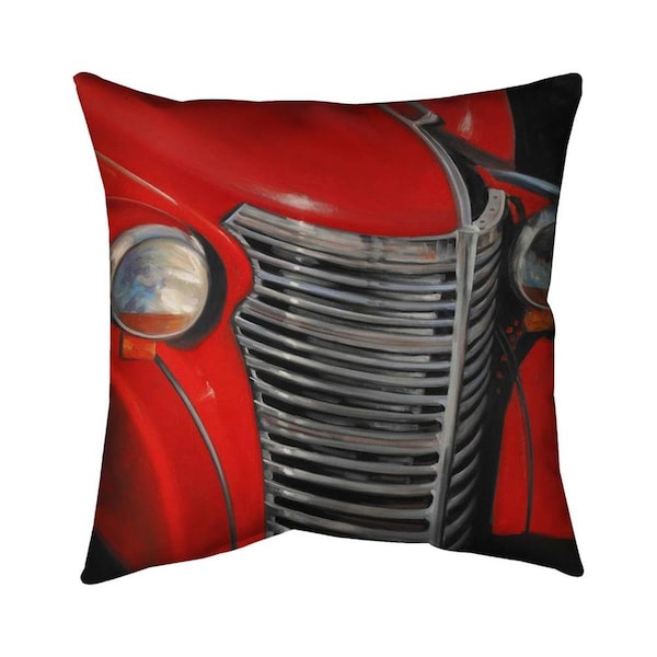 Begin Home Decor 20 x 20 in. 50s Car Grid Closeup-Double Sided Print Indoor Pillow - 5541-2020-TR66