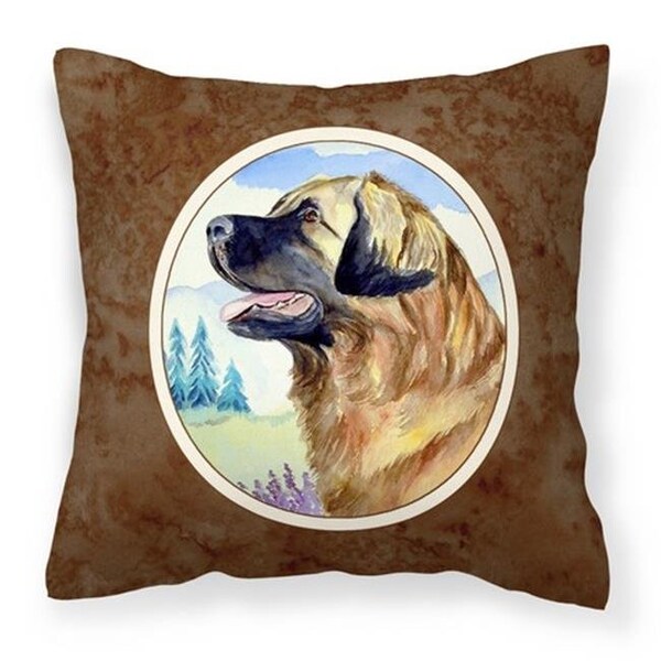 Carolines Treasures Carolines Treasures 7056PW1414 Leonberger Fabric Decorative Pillow - 7056PW1414