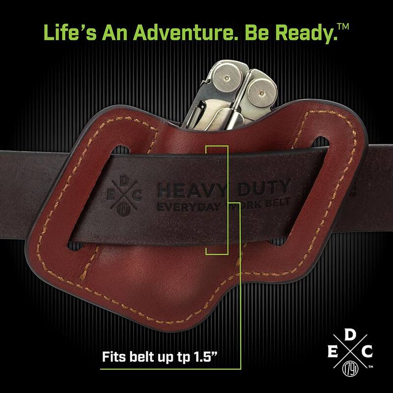 1791 EVERYDAY CARRY 4.7 in. Standard Medium Chestnut Full-Grain Leather Tool Organizer - WEBSTESSLCCHNL