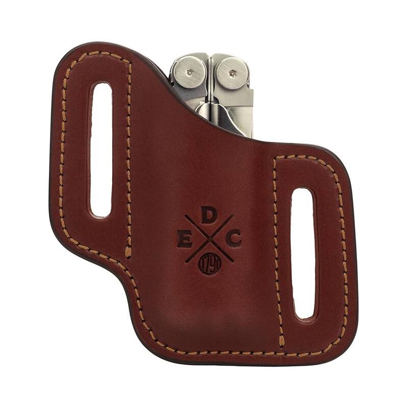 1791 EVERYDAY CARRY 4.7 in. Standard Medium Chestnut Full-Grain Leather Tool Organizer - WEBSTESSLCCHNL