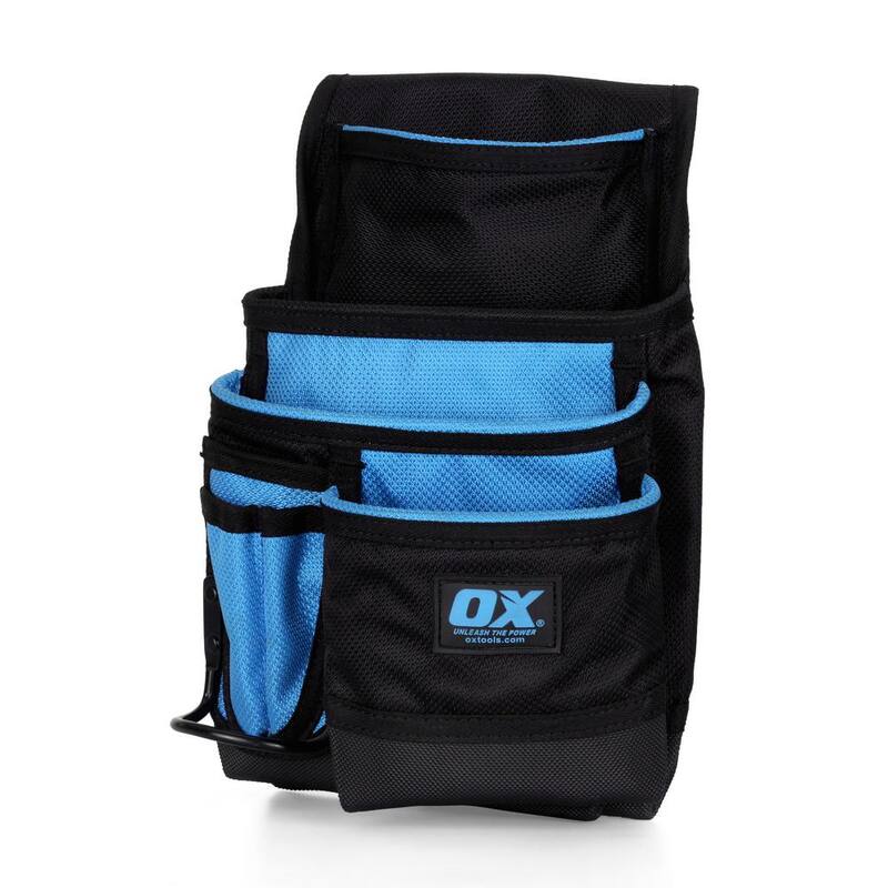 OX TOOLS Pro Dynamic Nylon 7-Pocket Pouch with Hammer Holder - OX-P266202