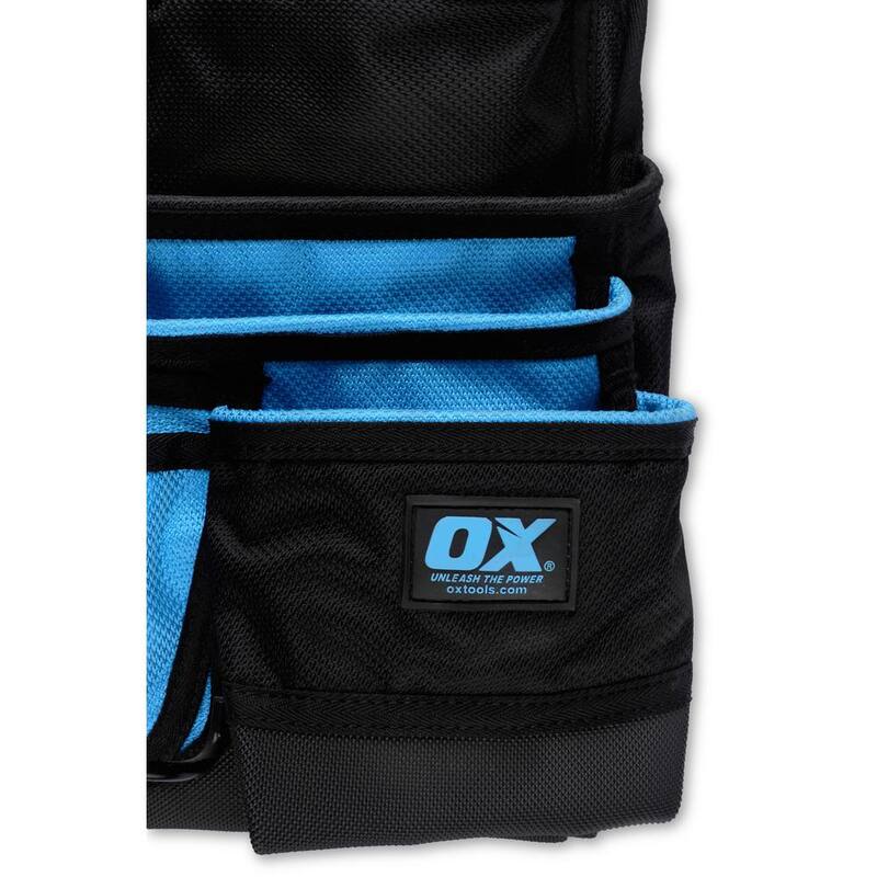 OX TOOLS Pro Dynamic Nylon 7-Pocket Pouch with Hammer Holder - OX-P266202