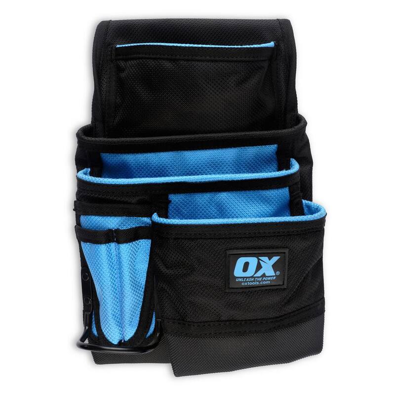 OX TOOLS Pro Dynamic Nylon 7-Pocket Pouch with Hammer Holder - OX-P266202