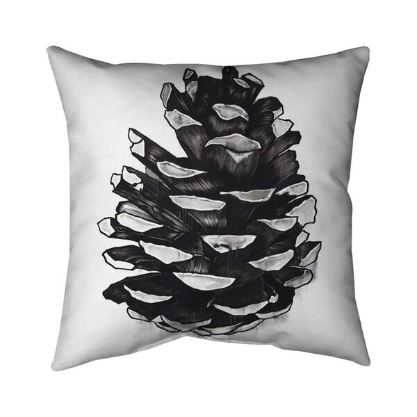 Fondo 26 x 26 in. Pine Cone-Double Sided Print Indoor Pillow - FO2776647
