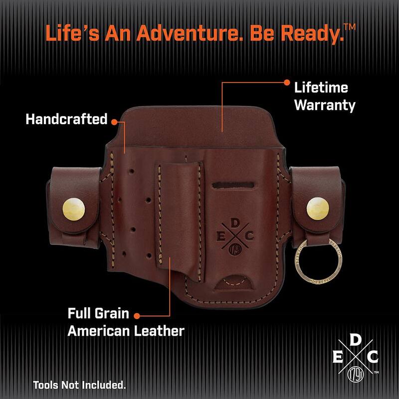 1791 EVERYDAY CARRY 7.5 in. Standard Medium Chestnut Full-Grain Leather Tool Organizer - WEBSTASSFCHNA