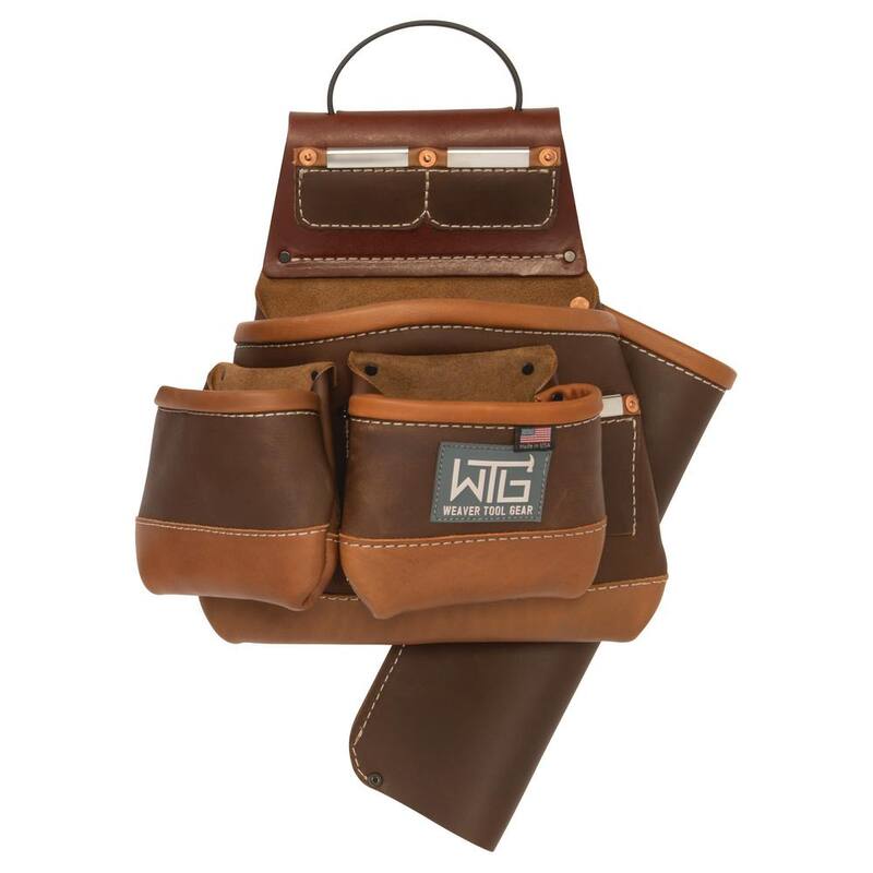 Weaver Tool Gear Leather Roofer Pro Right Pouch Leather Brown - 85852-91-01