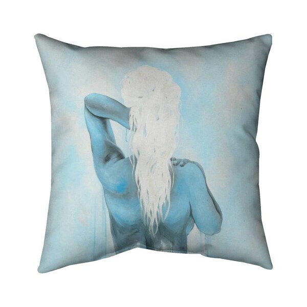 Begin Home Decor 20 x 20 in. Dreamy Woman-Double Sided Print Indoor Pillow - 5541-2020-FI42