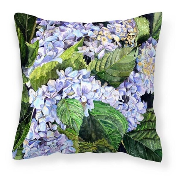 Jensendistributionservices Hydrangea Fabric Decorative Pillow, 14 x 3 x 14 in. - MI2549536