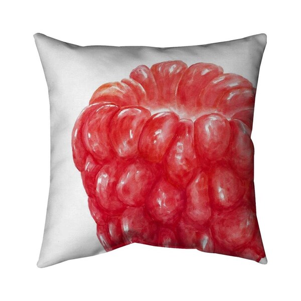 Begin Home Decor 20 x 20 in. Raspberry-Double Sided Print Indoor Pillow - 5541-2020-GA76