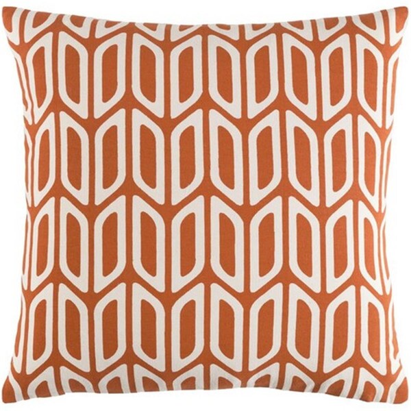 Artistic Weavers Trudy Nellie Throw Pillow Cover- Orange - TRUD7133-1818