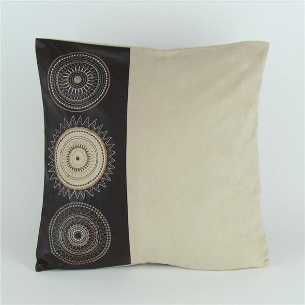Wayborn Wayborn 11082-2 Faux Leather Throw Pillow; Gray - 11082-2