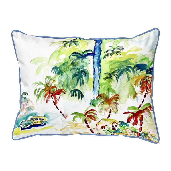 Betsy Drake 16 x 20 in. Colorful Palms Large Pillow - HJ821
