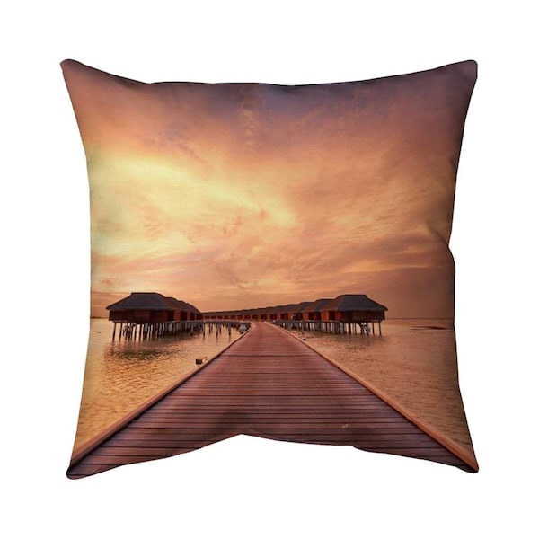 Fondo 26 x 26 in. Sea Villas-Double Sided Print Indoor Pillow - FO2793278