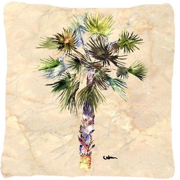 Carolines Treasures Carolines Treasures 8481PW1414 Palm Tree Indoor & Outdoor Fabric Decorative Pillow - 8481PW1414