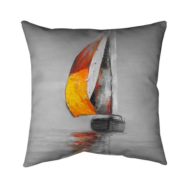 Fondo 26 x 26 in. Sail-Double Sided Print Indoor Pillow - FO2775483