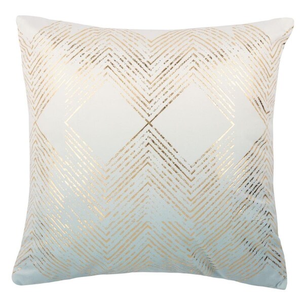 Safavieh Sarla Pillow Seafoam Gold & Poly Fill - PLS7144D-1818