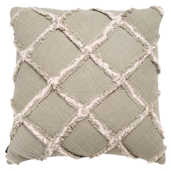 Safavieh 18 x 18 in. Ashlin Pillow Grey & Beige - PLS6526F-1818