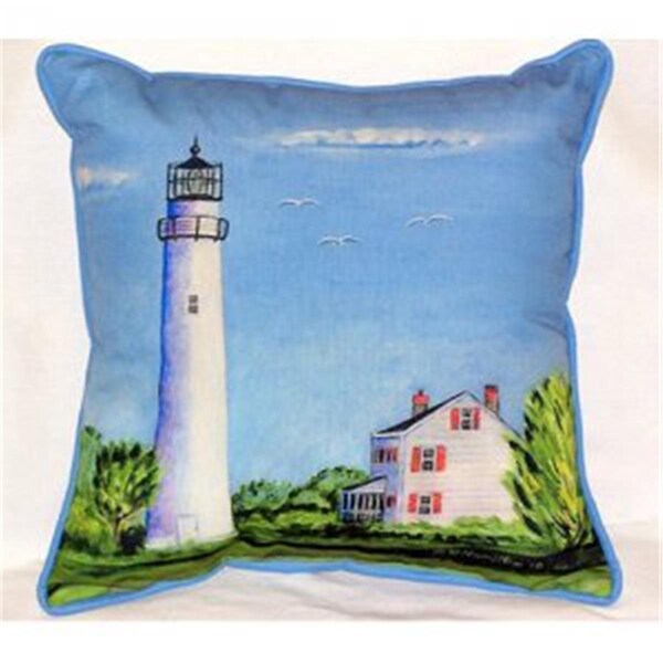 Betsy Drake Fenwick Island Light House Throw Pillow- 20 x 24 in. - ZP993