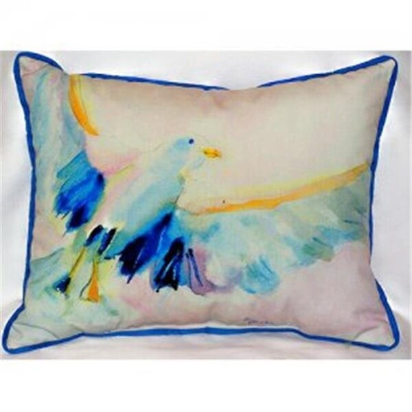 Betsy Drake Betsy Drake HJ135 Flying Gull Indoor & Outdoor Throw Pillow; 16 x 20 in. - HJ135