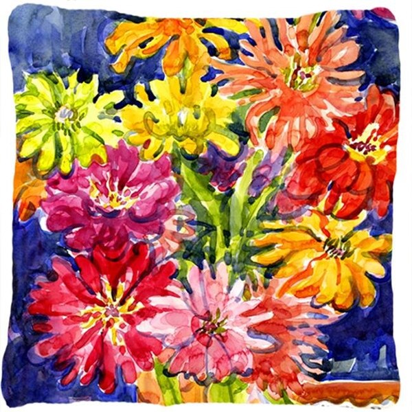 Jensendistributionservices Flower - Gerber Daisies Decorative Indoor & Outdoor Fabric Pillow - MI888658