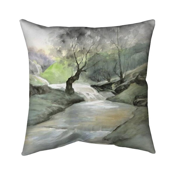 Begin Home Decor 20 x 20 in. Oasis of Relaxation-Double Sided Print Indoor Pillow - 5541-2020-LA167