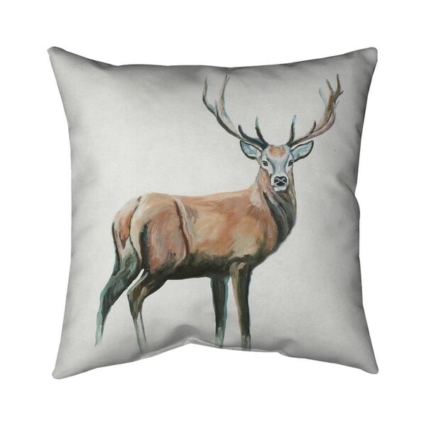 Fondo 20 x 20 in. Deer-Double Sided Print Indoor Pillow - FO2792732